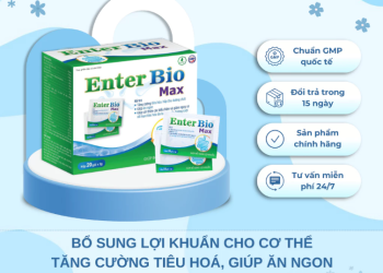 Men Tăng Cường Tiêu Hóa, Bổ Sung Lợi Khuẩn, Hấp Thụ Dinh Dưỡng, Ăn Ngon Và Giảm Nguy Cơ Rối Loạn Tiêu Hoá Enter Bio Max